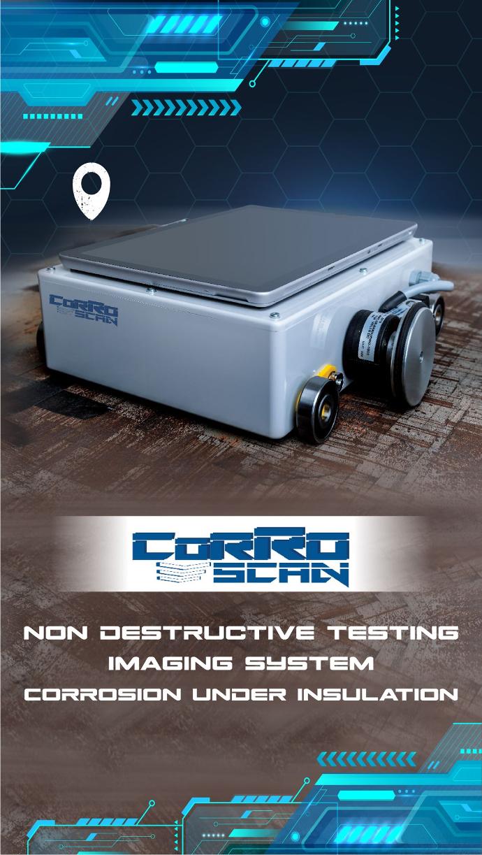 CorroScan - Non Destructive Testing, Imaging System, Corrosion Under Insulation